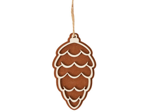 Деревянная подвеска на елку «Cedar» 2 Деревянная подвеска на елку «Cedar» 2