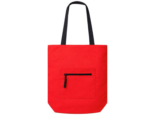 Сумка на молнии Zipper Neo из хлопка 280 г c карманом на молнии  2