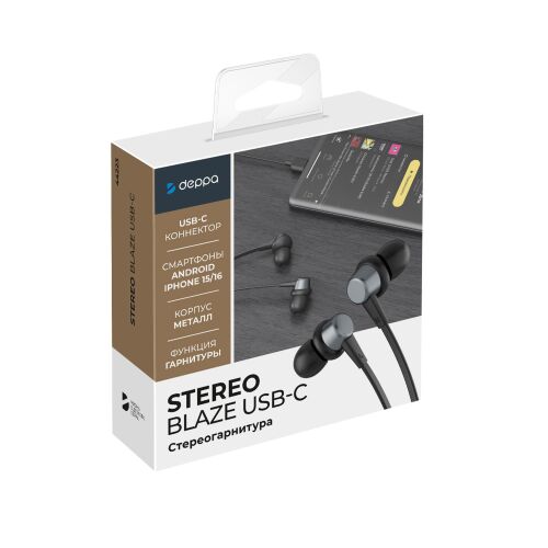 Стереогарнитура Stereo Blaze Type-C 6