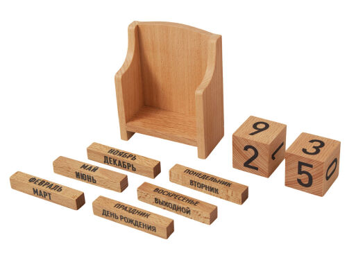 «Вечный» календарь из бука 1