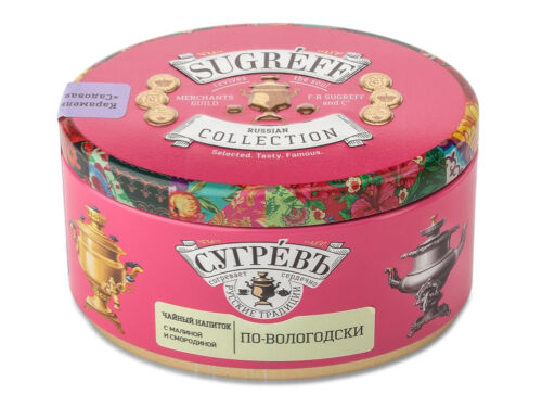 Подарочный набор «По-вологодски» с ягодным чаем и малиновым монп 3