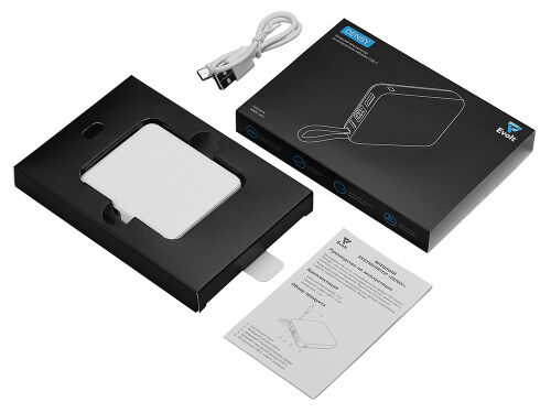 Внешний аккумулятор со встроенным кабелем USB-C «Дэнси», 5000 мА 6