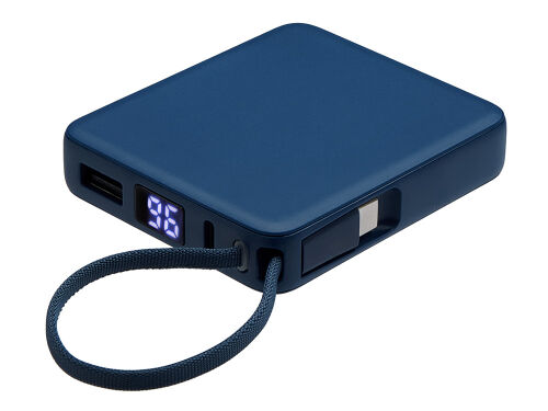 Внешний аккумулятор со встроенным кабелем USB-C «Дэнси», 5000 мА 2