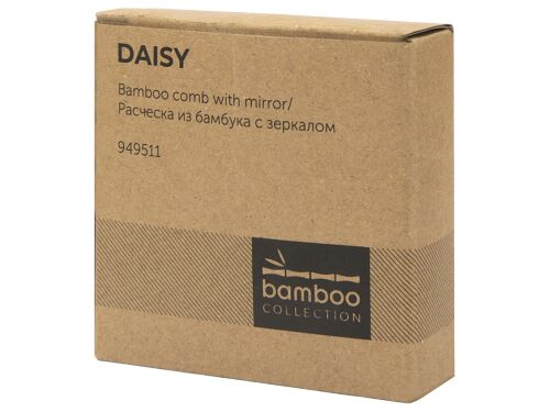 Расческа с зеркалом «Daisy» из бамбука 7 Расческа с зеркалом «Daisy» из бамбука 7