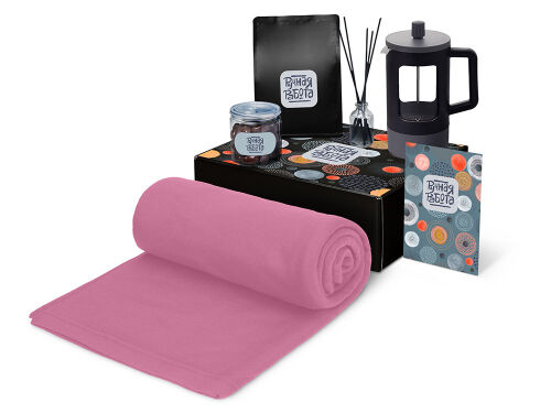 Подарочный набор «Re:y. Vive» с пледом, френч-прессом и кофе 1