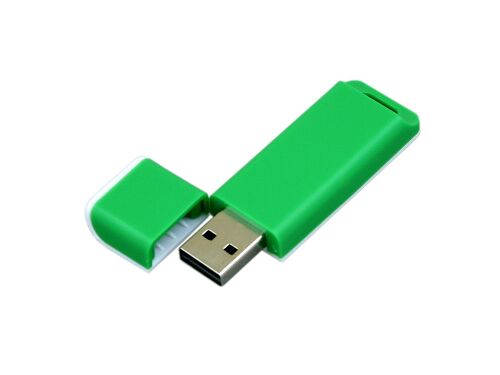 USB 2.0- флешка на 64 Гб с оригинальным двухцветным корпусом 2