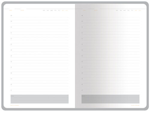 Ежедневник недатированный А5 «Mercury» 6