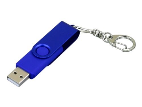 USB 2.0- флешка промо на 32 Гб с поворотным механизмом и однотон 2