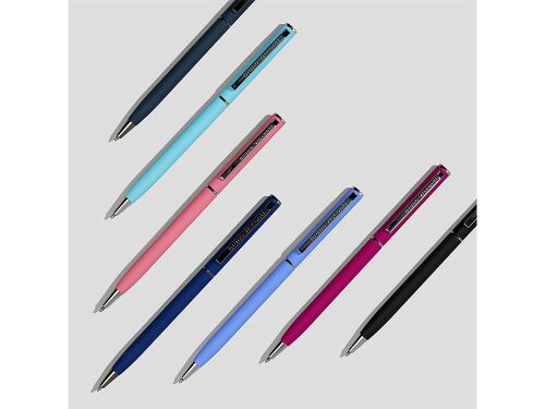Ручка металлическая шариковая «Palermo», софт-тач 7