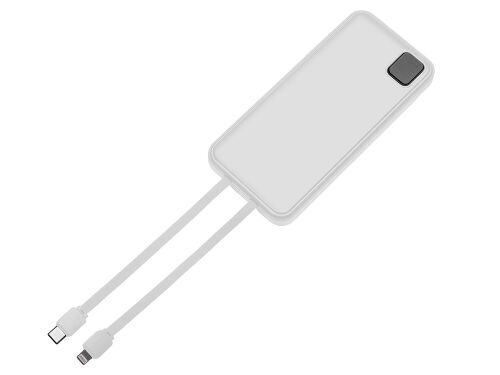 Внешний аккумулятор со встроенными кабелями «Фрэйм», 10000мач 3