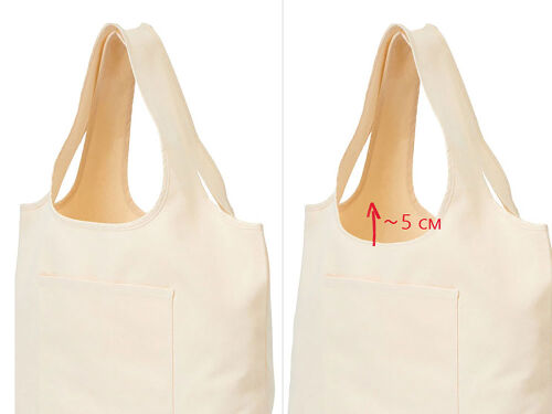 Сумка-шоппер «Revest Long» из переработанного хлопка 320 г/м2 2