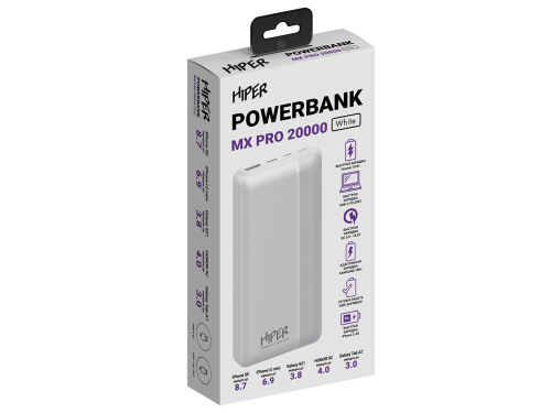 Портативный внешний аккумулятор «MX PRO», 20000 mAh 4