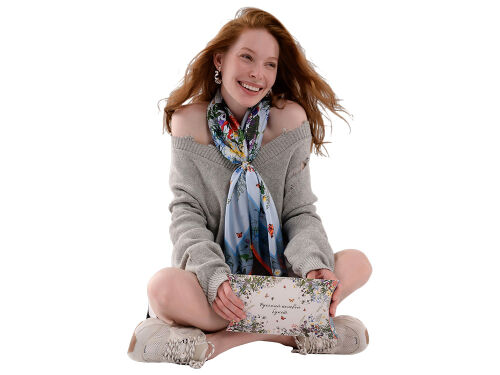 Платок «Русский полевой букет» 5