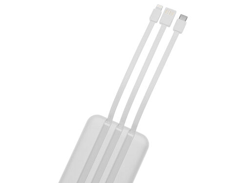 Магнитный беспроводной внешний аккумулятор со встроенными кабеля 5