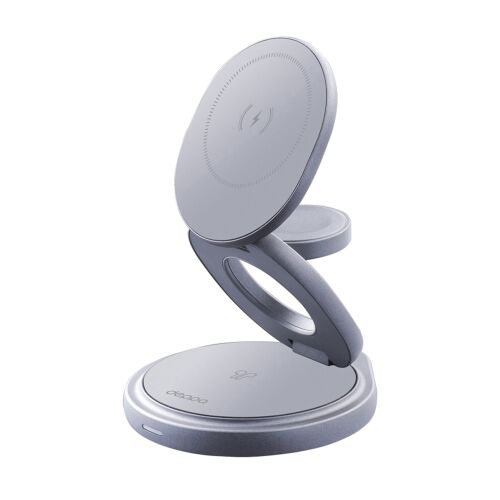 Беспроводная зарядная станция 3 в 1 MagSafe Rotation QI складная 2
