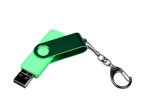 USB 2.0/micro USB/Type-С- флешка на 64 Гб 3-в-1 с поворотным мех 2