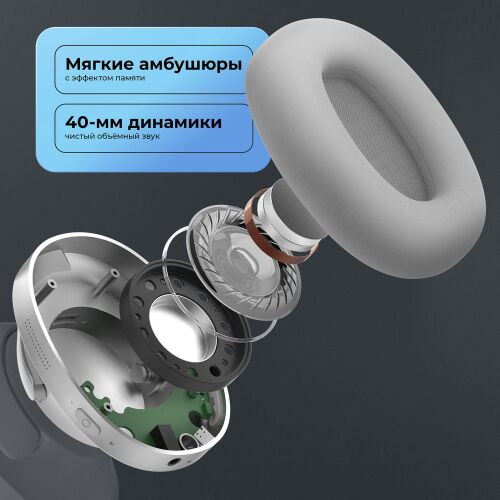 Беспроводные накладные наушники Stereo Ultra ANC, BT 5.4, ANC/EN 6