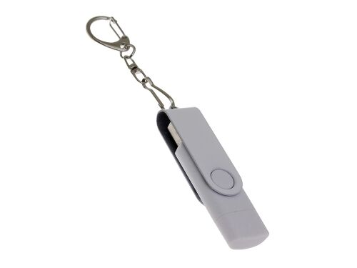 USB 2.0- флешка на 64 Гб с поворотным механизмом и дополнительны 1