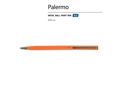 Ручка металлическая шариковая «Palermo», софт-тач 2 Ручка металлическая шариковая «Palermo», софт-тач 2