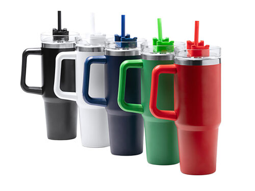 Термокружка «Крэнстон» с трубочкой и поворотной крышкой, 850 мл 6