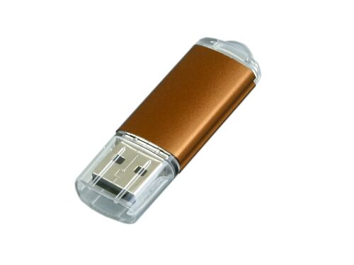 USB 2.0- флешка на 64 Гб с прозрачным колпачком 3