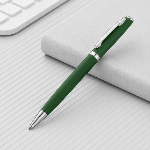 Ручка металлическая soft-touch шариковая «Flow»