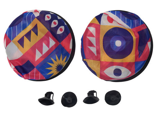 Комплект из 2-х автомобильных солнцезащитных экранов с возможнос 2