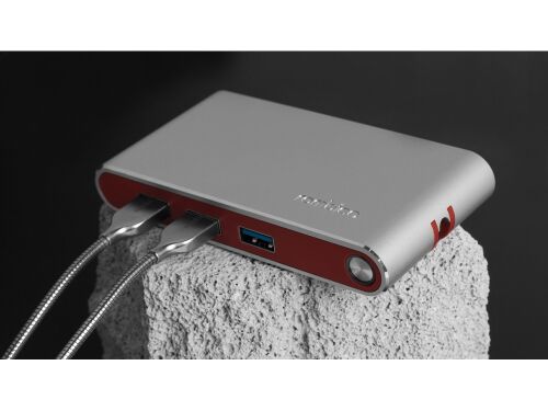 Хаб 8-в-1 Type-C «Hermes», USB 3.0 x 3, Type-C PD, HDMI, LAN, ка 1 Хаб 8-в-1 Type-C «Hermes», USB 3.0 x 3, Type-C PD, HDMI, LAN, ка 1