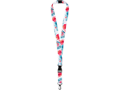 Ланъярд под сублимацию с карабином, межуровневым замком и замком 2