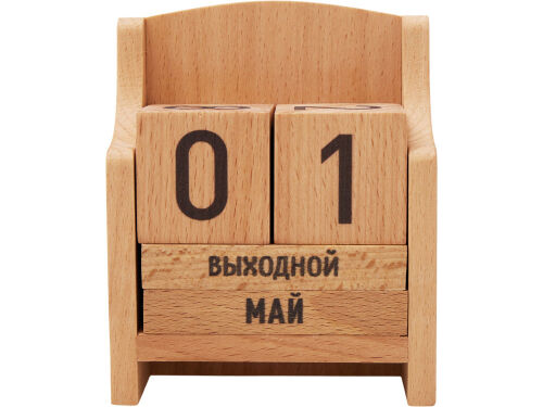 «Вечный» календарь из бука 7