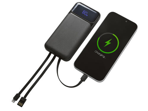 Подарочный набор «Tesla» с блокнотом А5, ручкой и пауэрбенком на 7