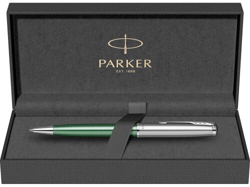 Ручка шариковая Parker «Sonnet Essentials Green SB Steel CT» 5