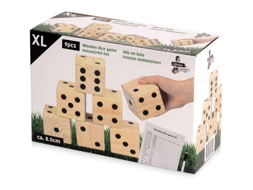 Деревянная игра в кости, XL "Dice" 6