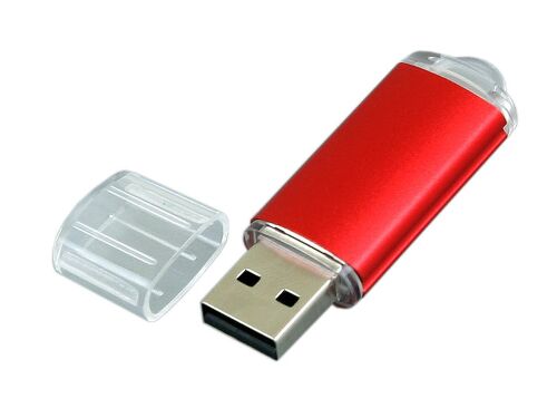 USB 2.0- флешка на 32 Гб с прозрачным колпачком 2