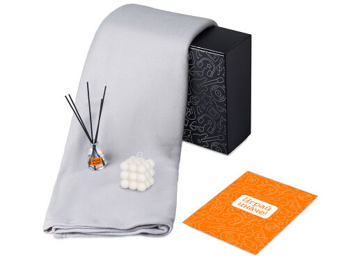 Подарочный набор «Re:y. Cocoon с пледом, свечой и диффузором 1