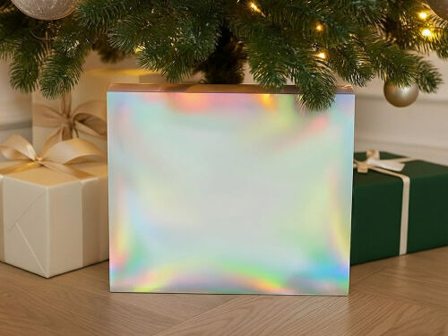 Подарочная коробка с голографическим шубером «Aurora», XL 4