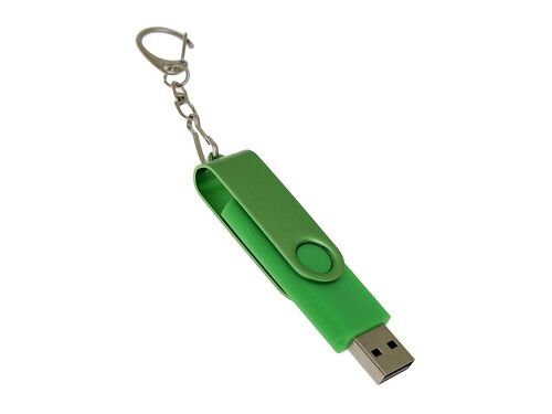 USB 2.0- флешка на 16 Гб с поворотным механизмом и дополнительны 3