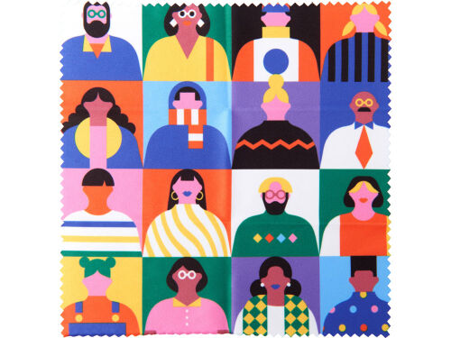 Салфетка для протирания очков с возможностью полноцветной печати 2