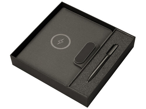 Подарочный набор «Twilight»: органайзер А5 с беспроводной зарядк 2