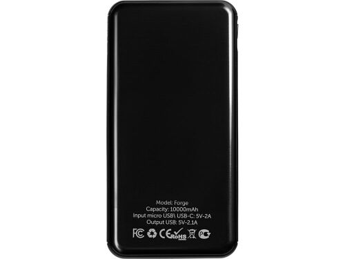 Внешний аккумулятор «Forge» v.2 , 10000 mAh 3 Внешний аккумулятор «Forge» v.2 , 10000 mAh 3
