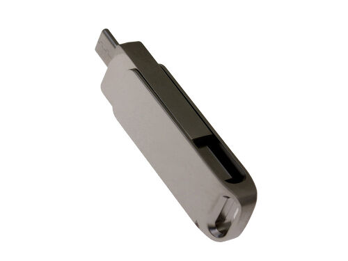 USB 3.0- флешка на 256 Гб с поворотным механизмом и дополнительн 3