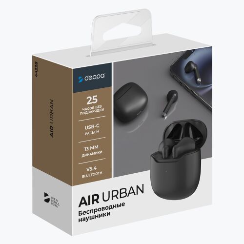 Беспроводные наушники с микрофоном Air Urban, TWS, BT 5.3, 320 м 6