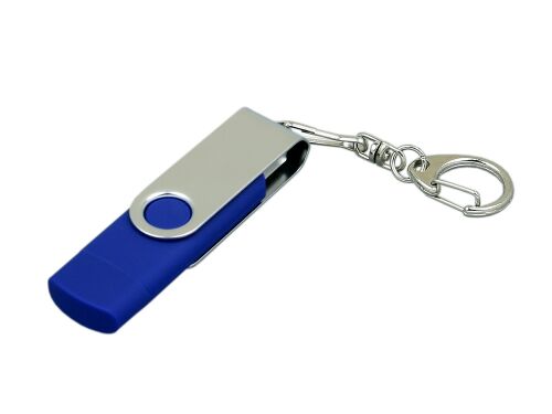 USB 2.0- флешка на 32 Гб с поворотным механизмом и дополнительны 1