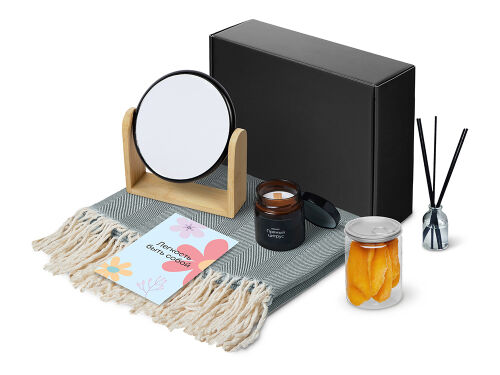 Подарочный набор «Re:f. Shelter»  с пледом, зеркалом, свечой и д 2