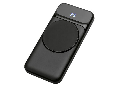 Магнитный беспроводной внешний аккумулятор со встроенными кабелями «Мэни», 10000 мАч
