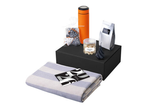 Подарочный набор «Re:Warm» с пледом, термосом и свечой 2