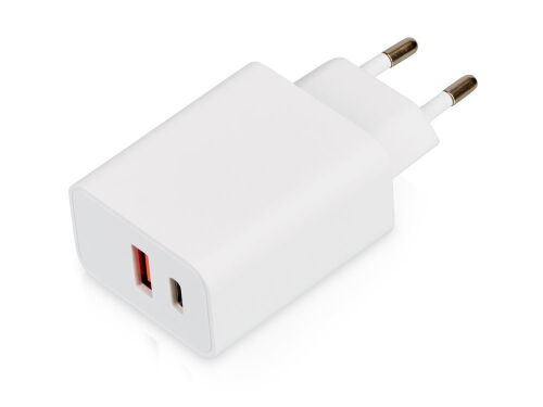 Сетевое зарядное устройство c выходами USB-A и USB-C и быстрой з 1