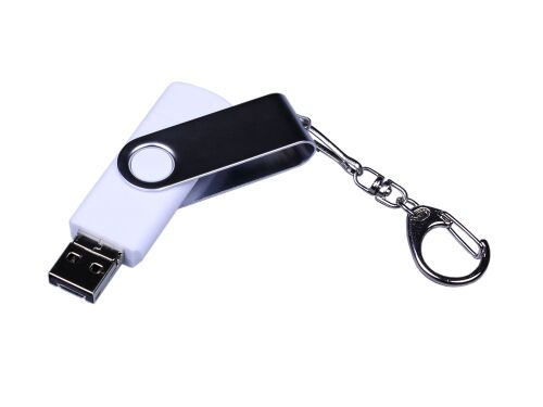 USB 2.0/micro USB/Type-C- флешка на 64 Гб c поворотным механизмо 2