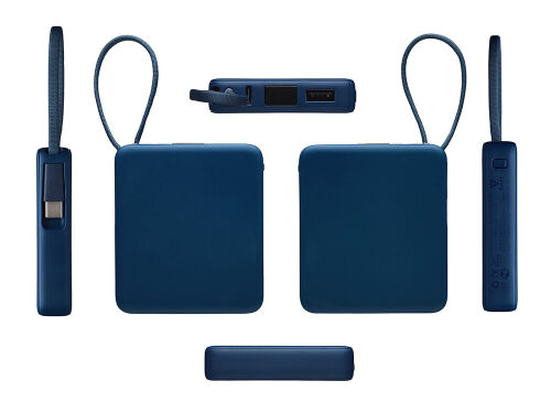 Внешний аккумулятор со встроенным кабелем USB-C «Дэнси», 5000 мА 4