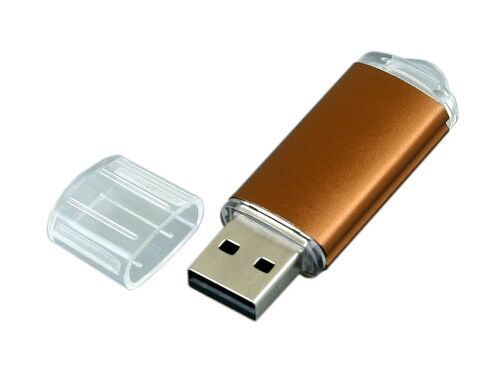 USB 2.0- флешка на 32 Гб с прозрачным колпачком 2